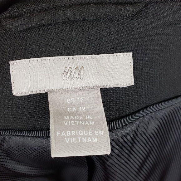 SALE! H&M Black Career Blazer Jacket - Picture 4 of 5